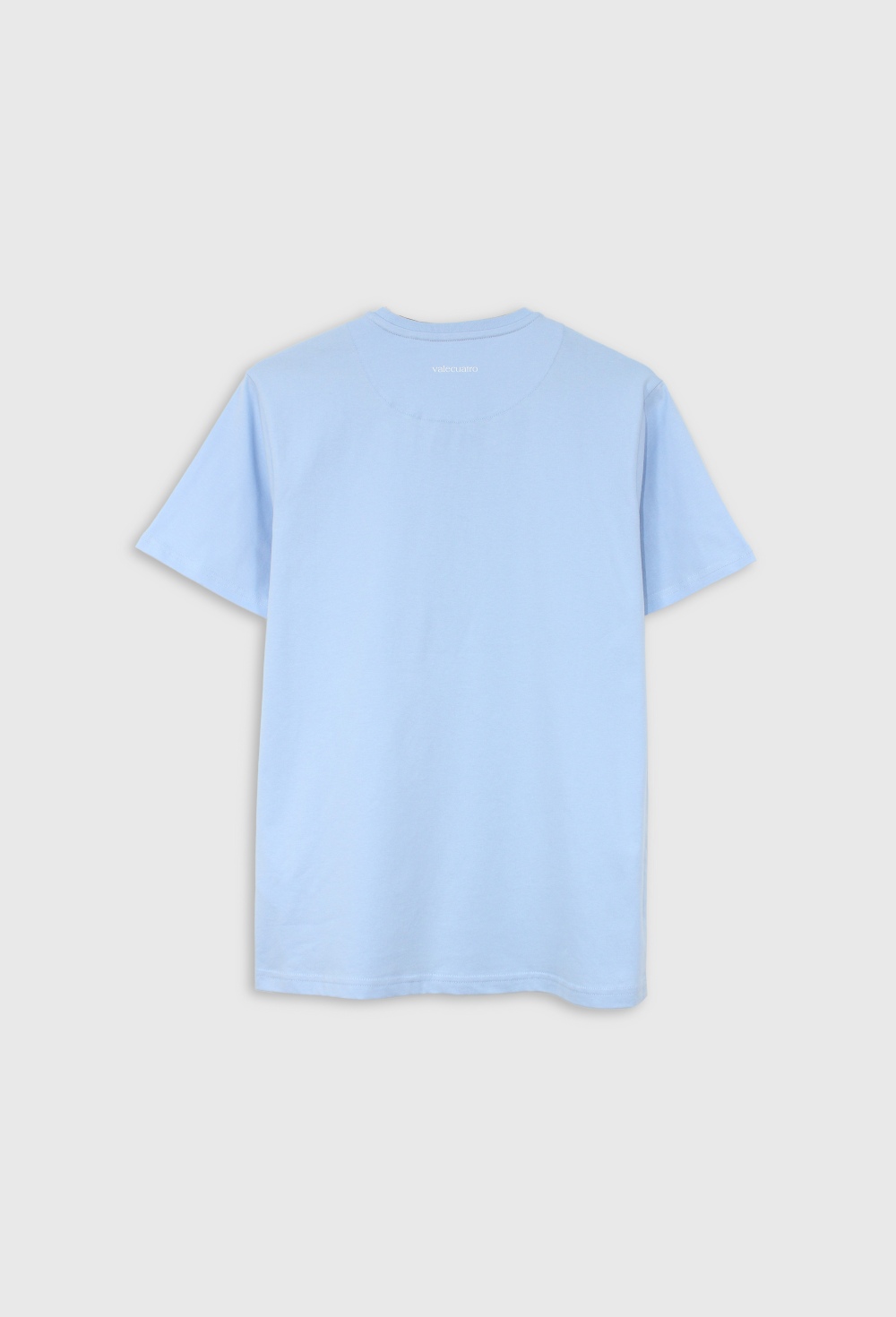 Valecuatro - Camiseta logo color celeste