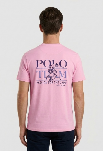 Camiseta Polo rosa