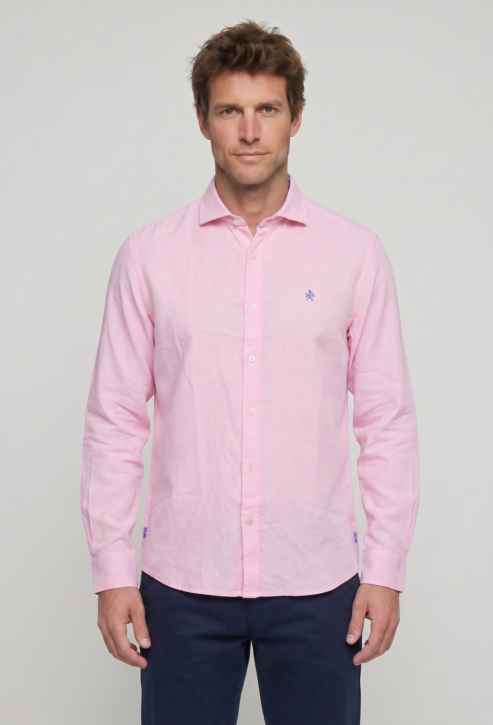 shirts - CAMISA H LINO P26H-6522-RS