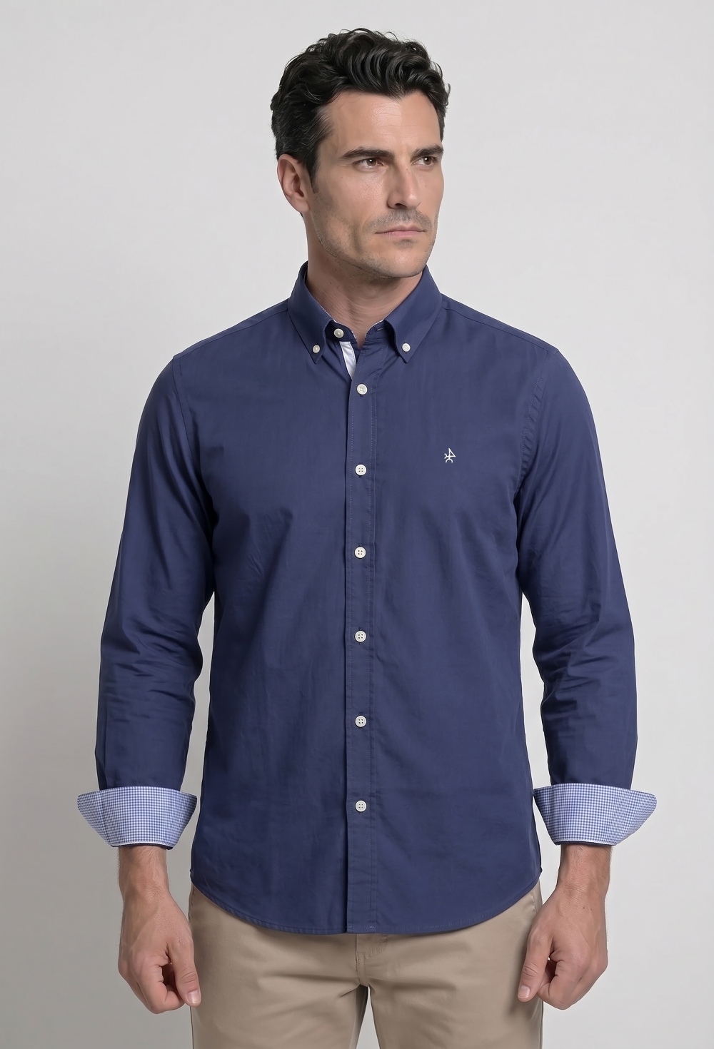 camisas - Camisas clásica Valecuatro azul marino P26H-6503-AZM