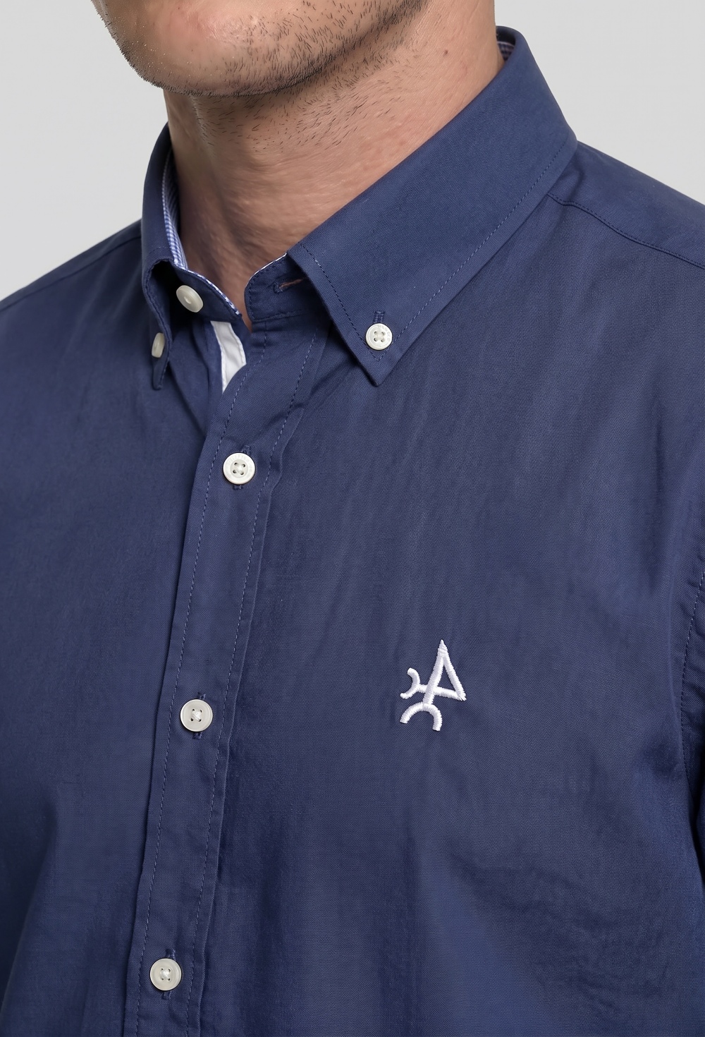 Camisas clásica Valecuatro azul marino - 59.9