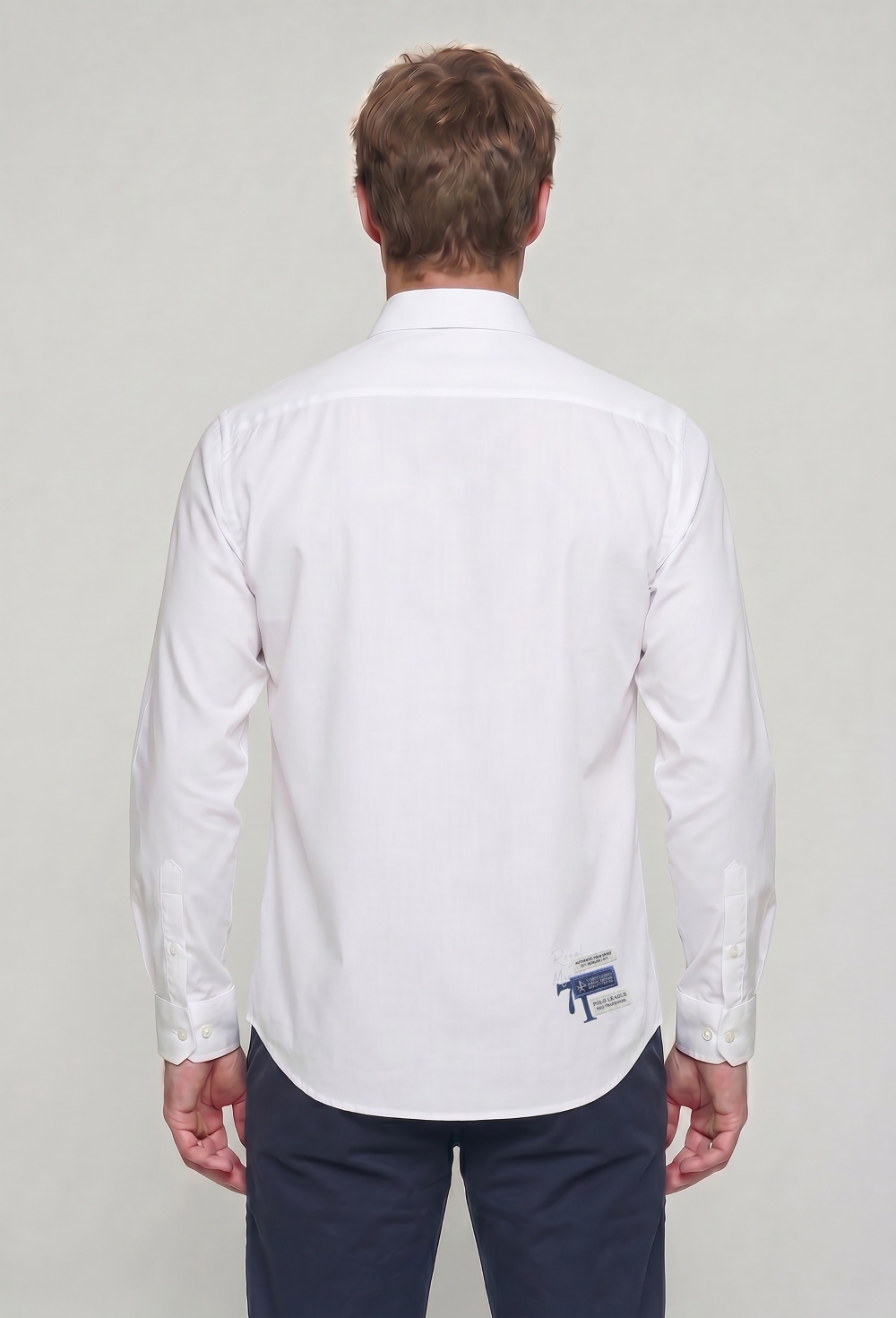 Camisa bordada Royal Member blanca - Valecuatro