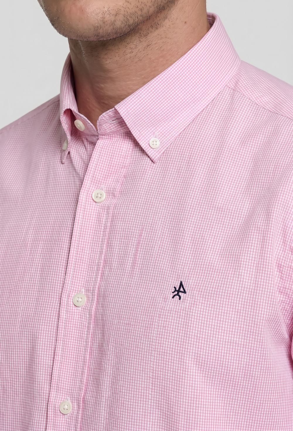 Camisa cuadro vichy rosa - 59.9