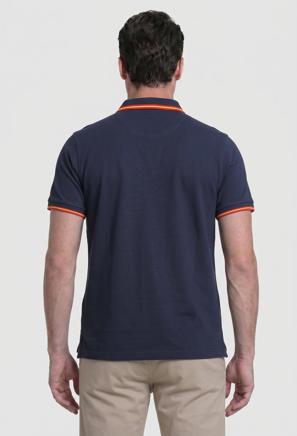 Valecuatro - Polo logo clásico España azul marino