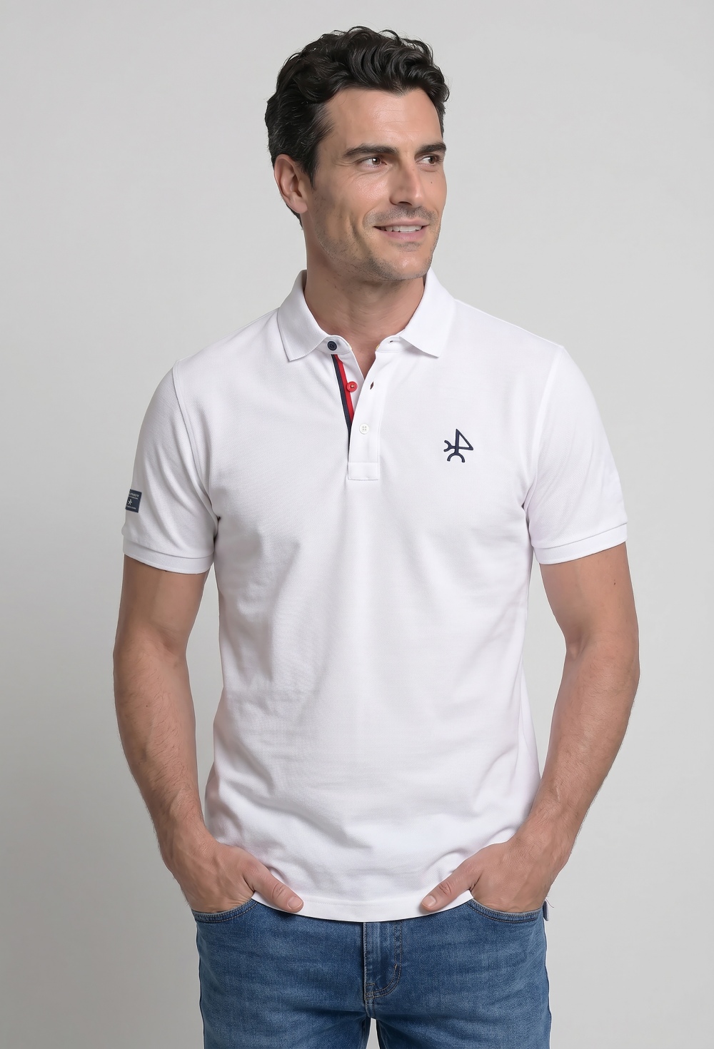 polos - Polo clásico Valecuatro blanco P26H-6470-BL