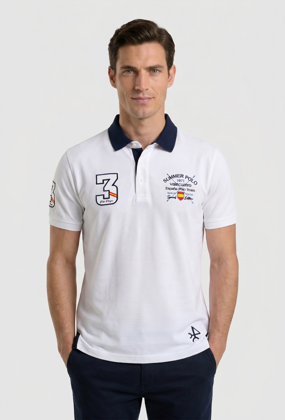 polos - POLO H ESPAÑA POLO P26H-6490-BL