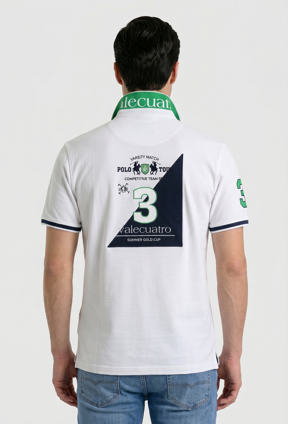 Polo modelo Tour bordado blanco - 69.9