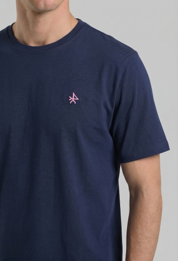 Camiseta logo Valecuatro azul marino