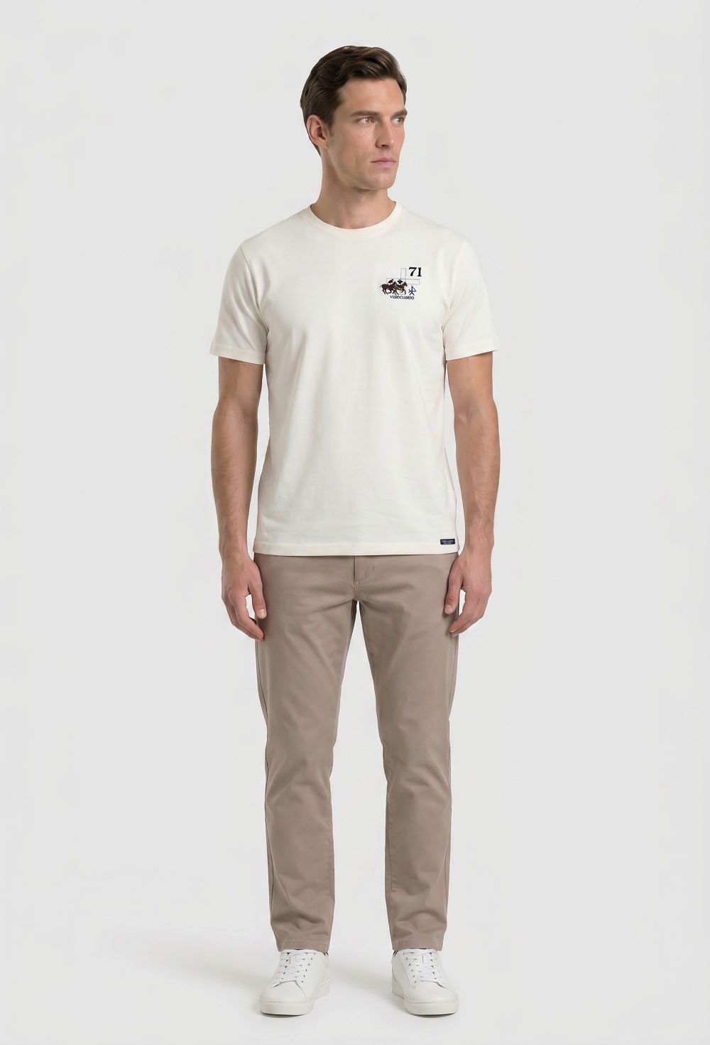 Valecuatro - Camiseta Player blanco roto