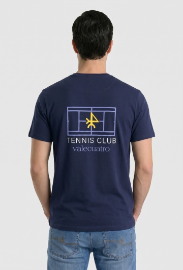Camiseta Tennis Club azul marino