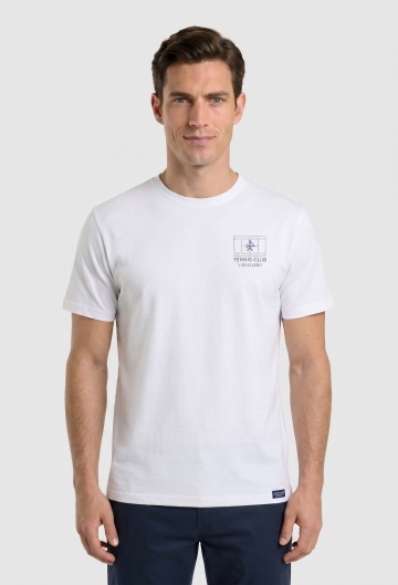 Camiseta Tennis Club blanca