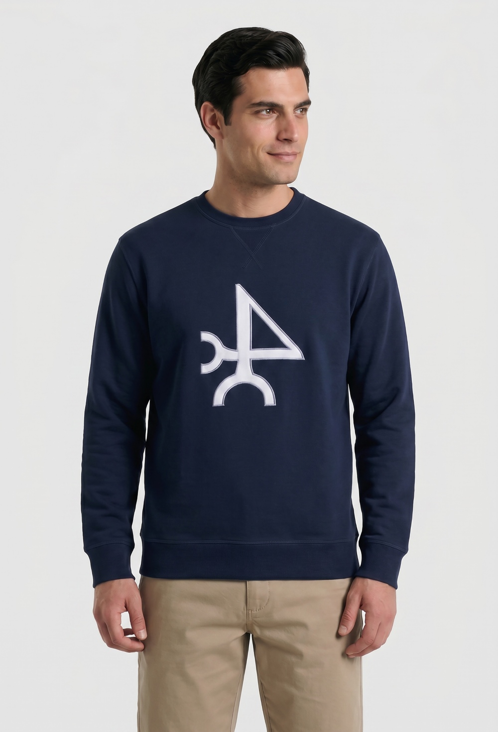 sudaderas - Sudadera logo azul marino P26H-6572-AZM