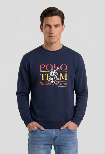Sudadera España Polo azul marino