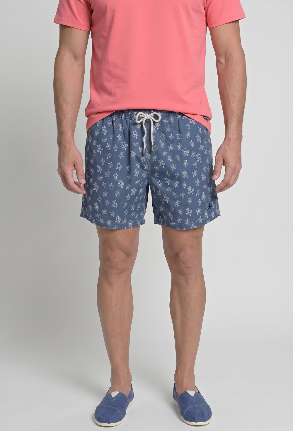 banadores - Bañador estampado fantasía azul marino P26H-6615-AZM