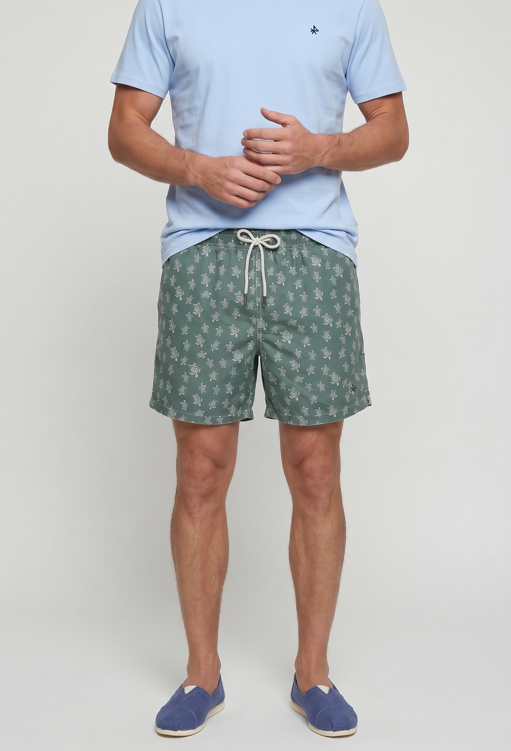 banadores - Bañador estampado fantasía verde P26H-6616-VD