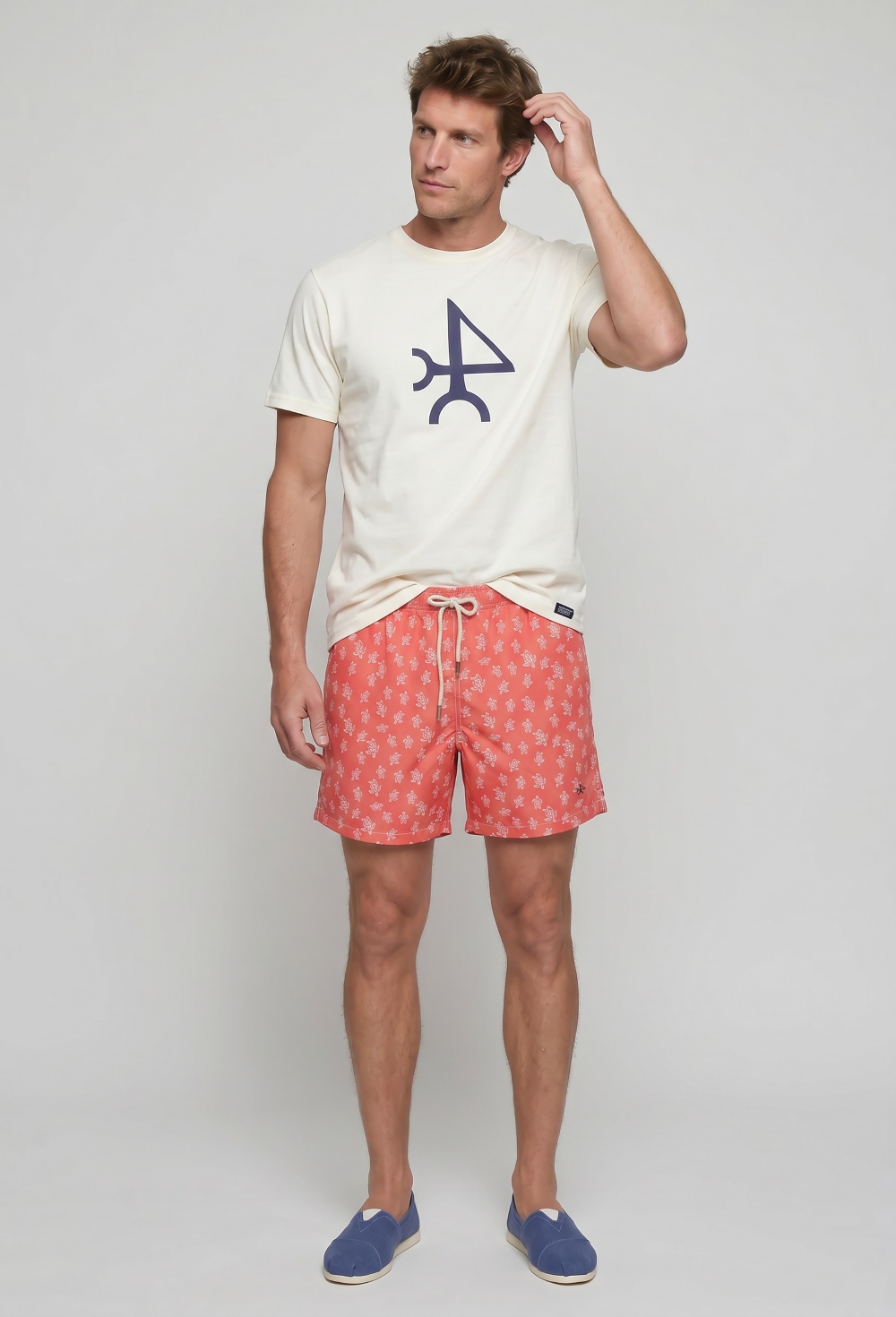 Bañador estampado fantasía coral - Valecuatro