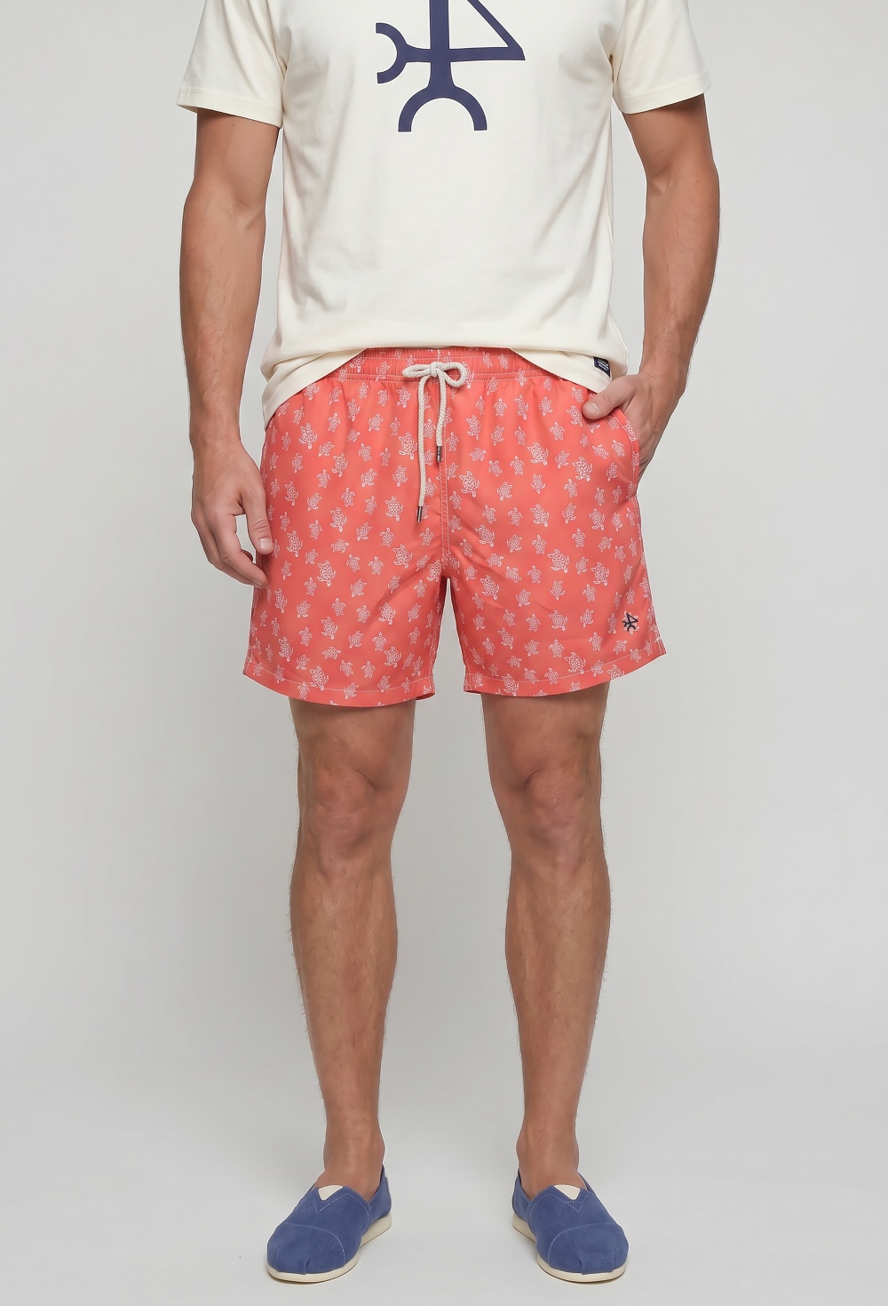 banadores - Bañador estampado fantasía coral P26H-6617-COR