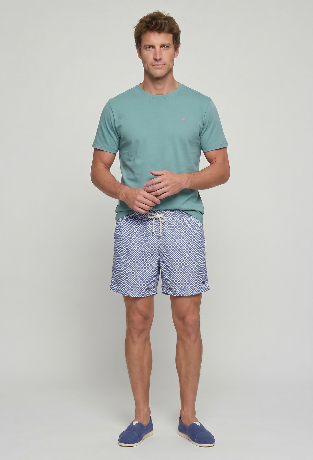 Bañador estampado azul claro - Valecuatro