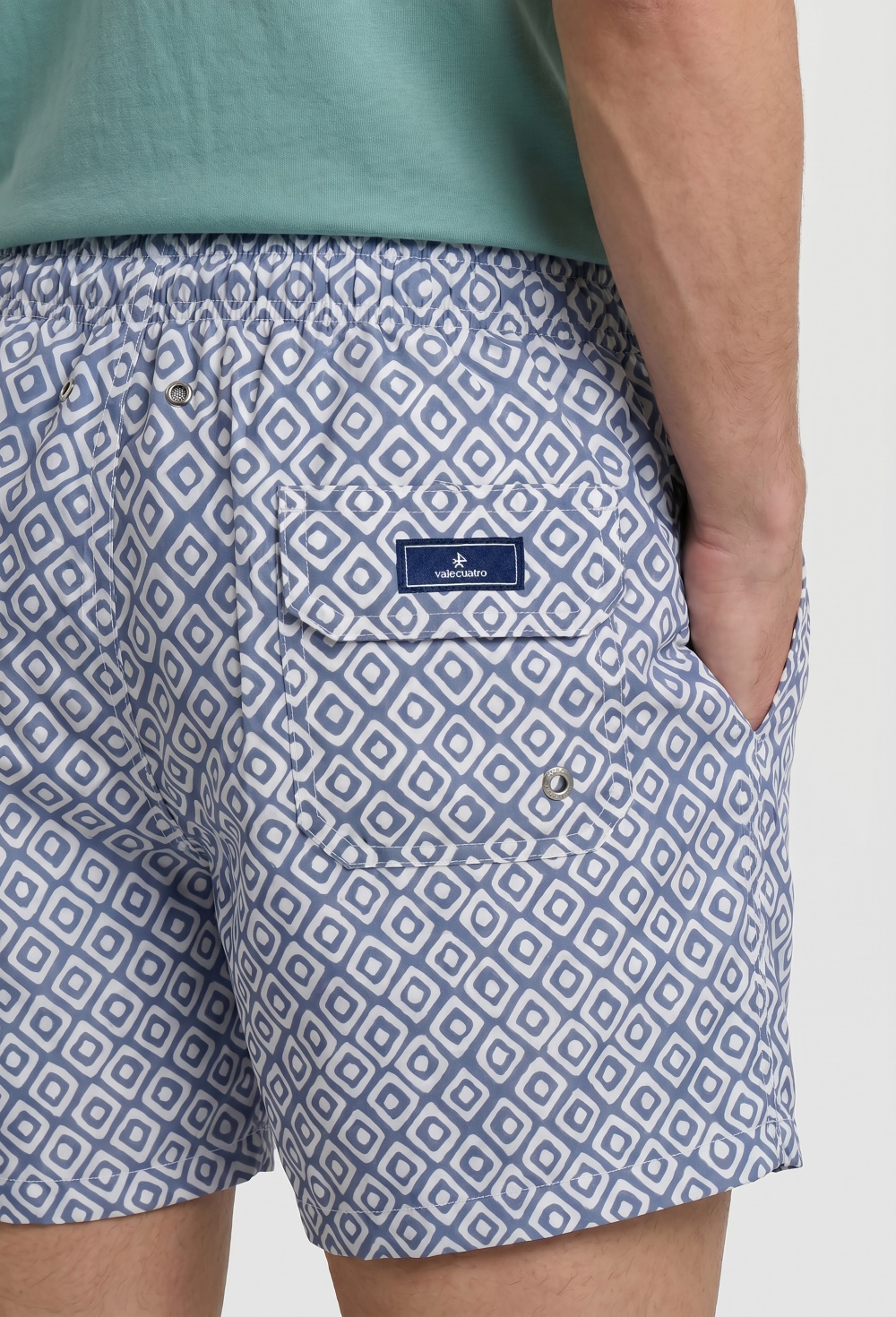 Bañador estampado azul claro - 52.9