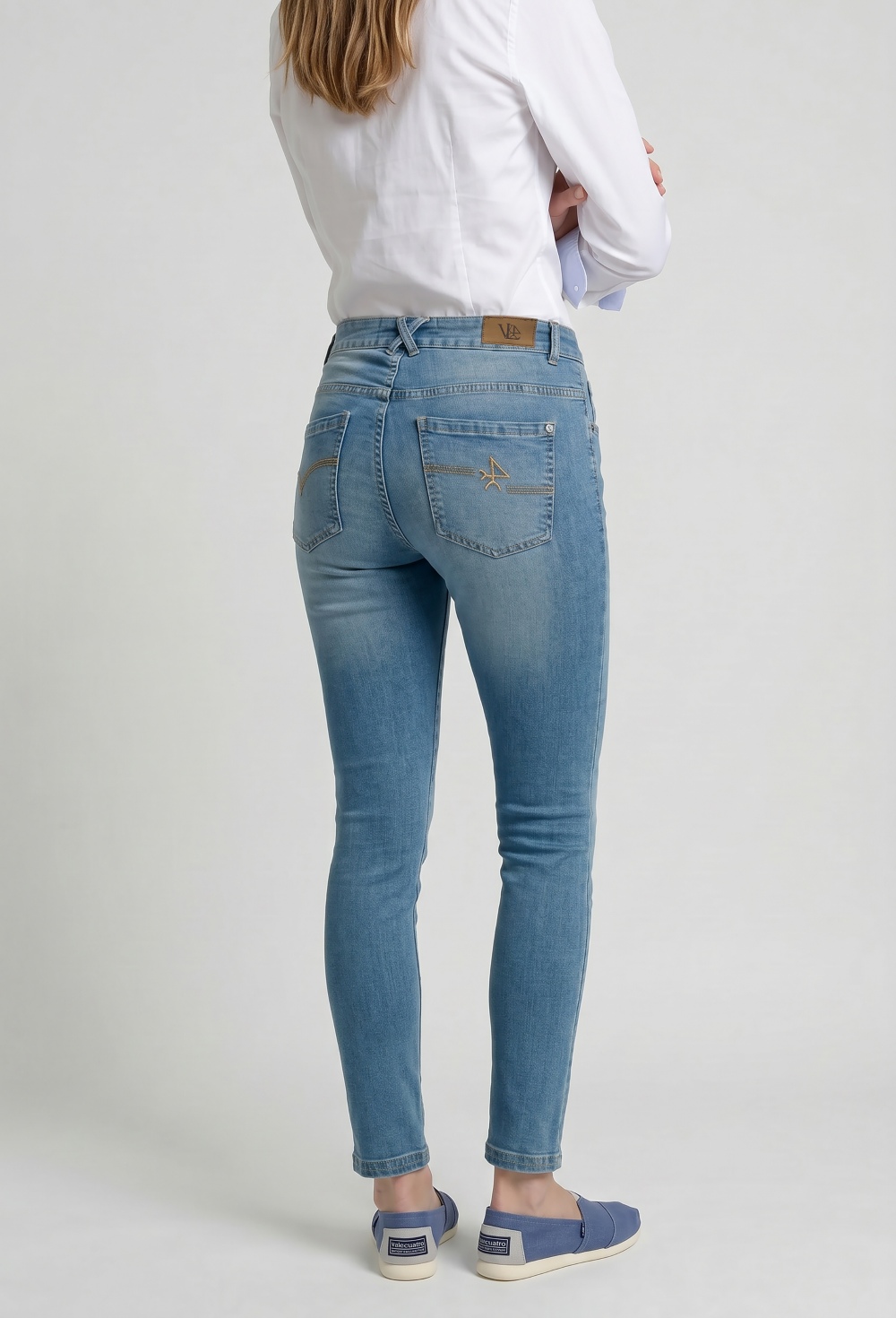 Jeans mujer azul claro - Valecuatro