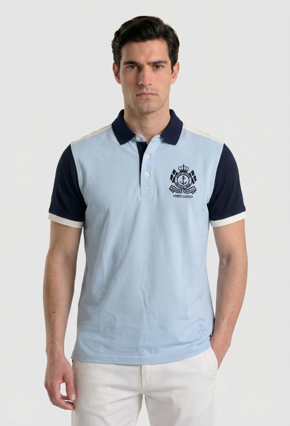 polo-shirts - POLO H TRICOLOR P25H-6172-CEL