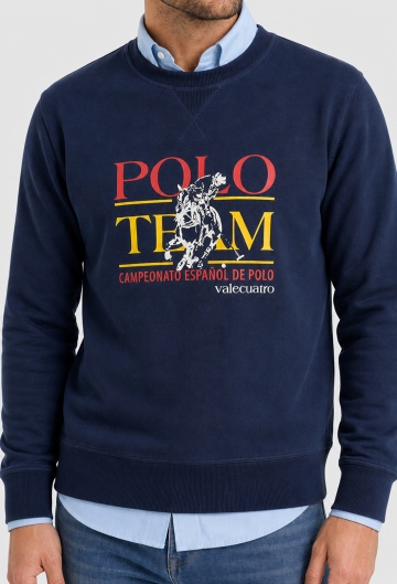 Sudadera España Polo azul marino