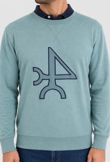 Sudadera logo verde